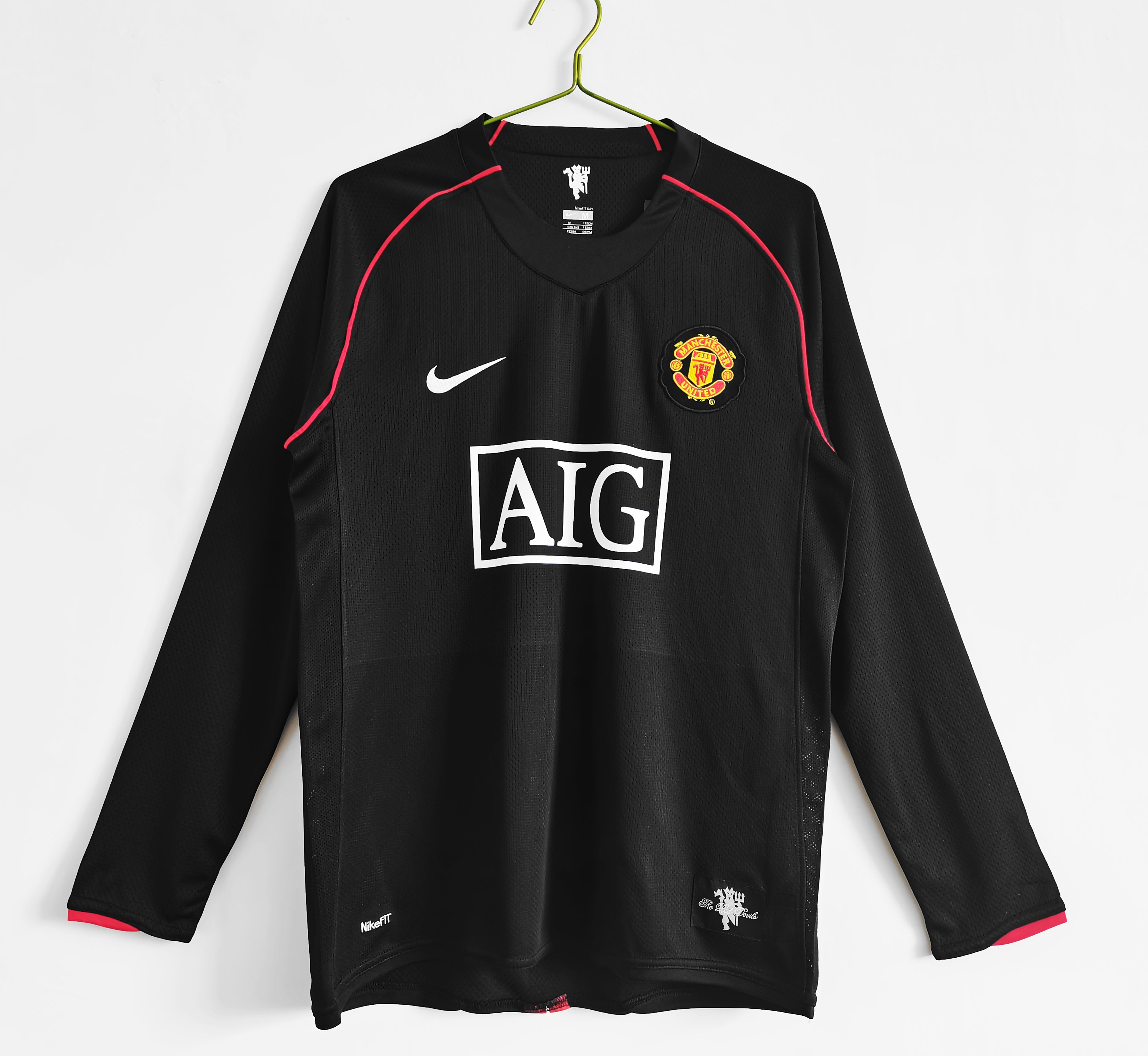 MANCHESTER UNITED 2008 VISITANTE MANGA LARGA