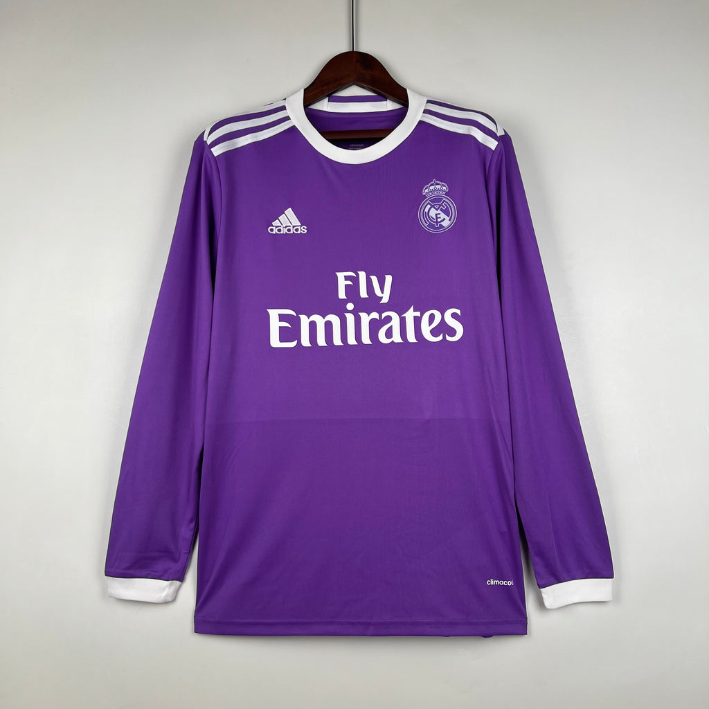 REAL MADRID VISITANTE 16/17 RETRO MANGA LARGA