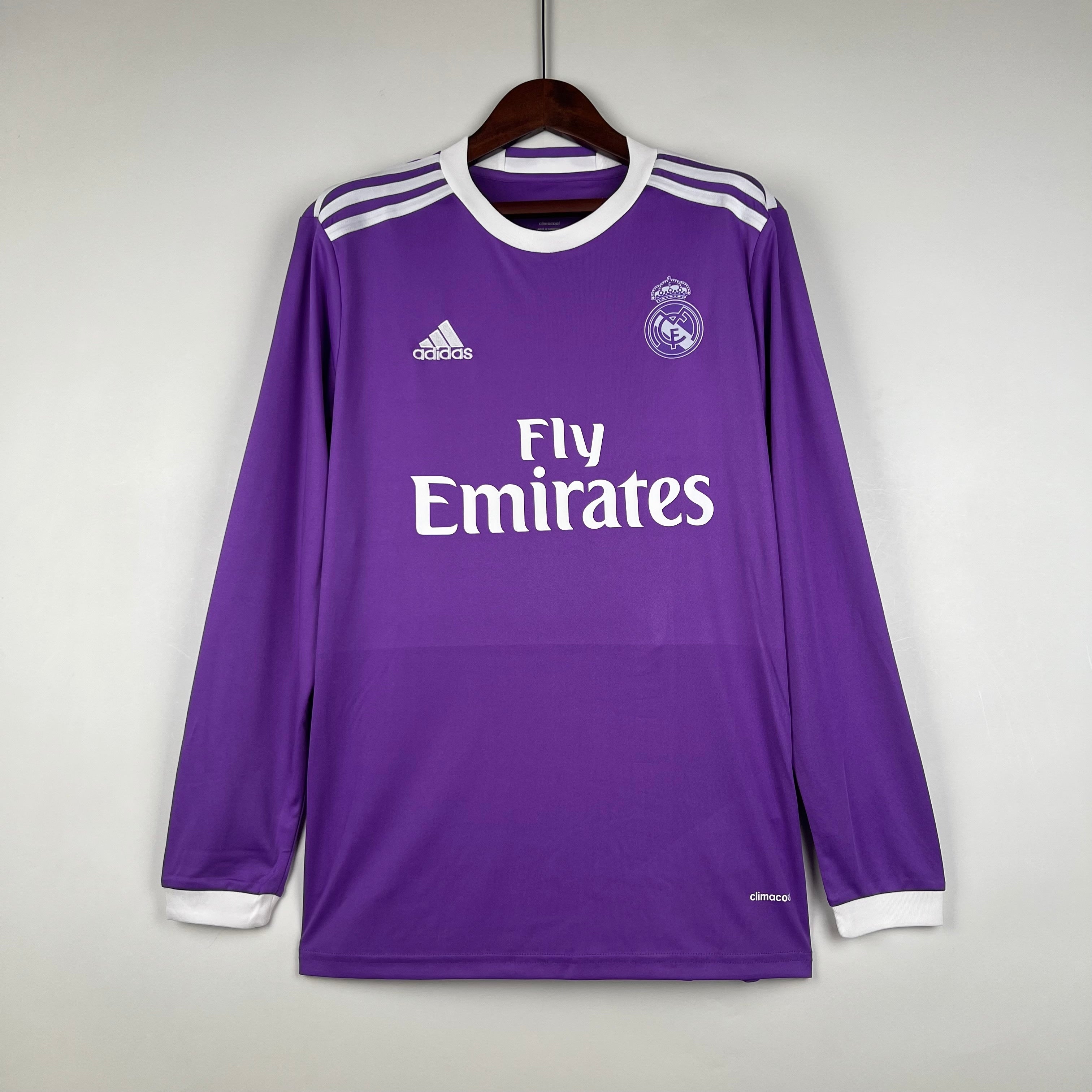 REAL MADRID VISITANTE 16/17 RETRO MANGA LARGA